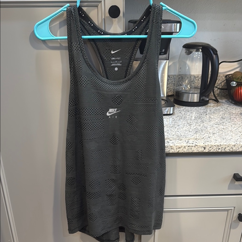 Nike Gray Athletic Tank Top Racerback